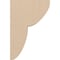 Ekena Millwork 3"W x 6"D x 9"H Classic Crestline Rough Cedar Woodgrain TimberThane Corbel, Primed Tan CORUR03X06X09CRERCPR - alternate 6